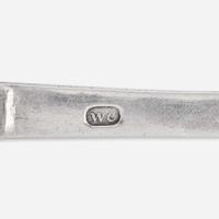 A silver tablespoon William Cowell, Sr. (1682-1736), Boston, MA, circa 1710