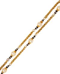 Chanel, Gripoix Pearl Station Necklace