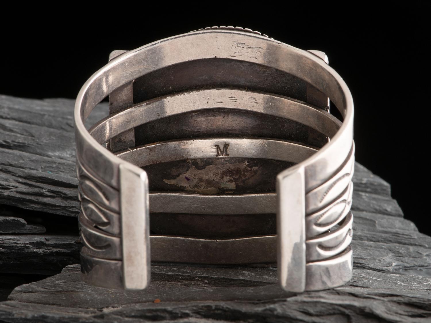 Sterling Silver and Mountain Kingman Turquoise Cuff Bracelet