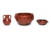Mabel Sunn, Barbara Johnson, and Phyllis Johnson Maricopa Pottery