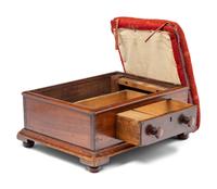 An English Mahogany Prayer Stool