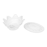 A White Glazed Earthenware Monteith