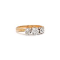 THREE STONE DIAMOND RING
