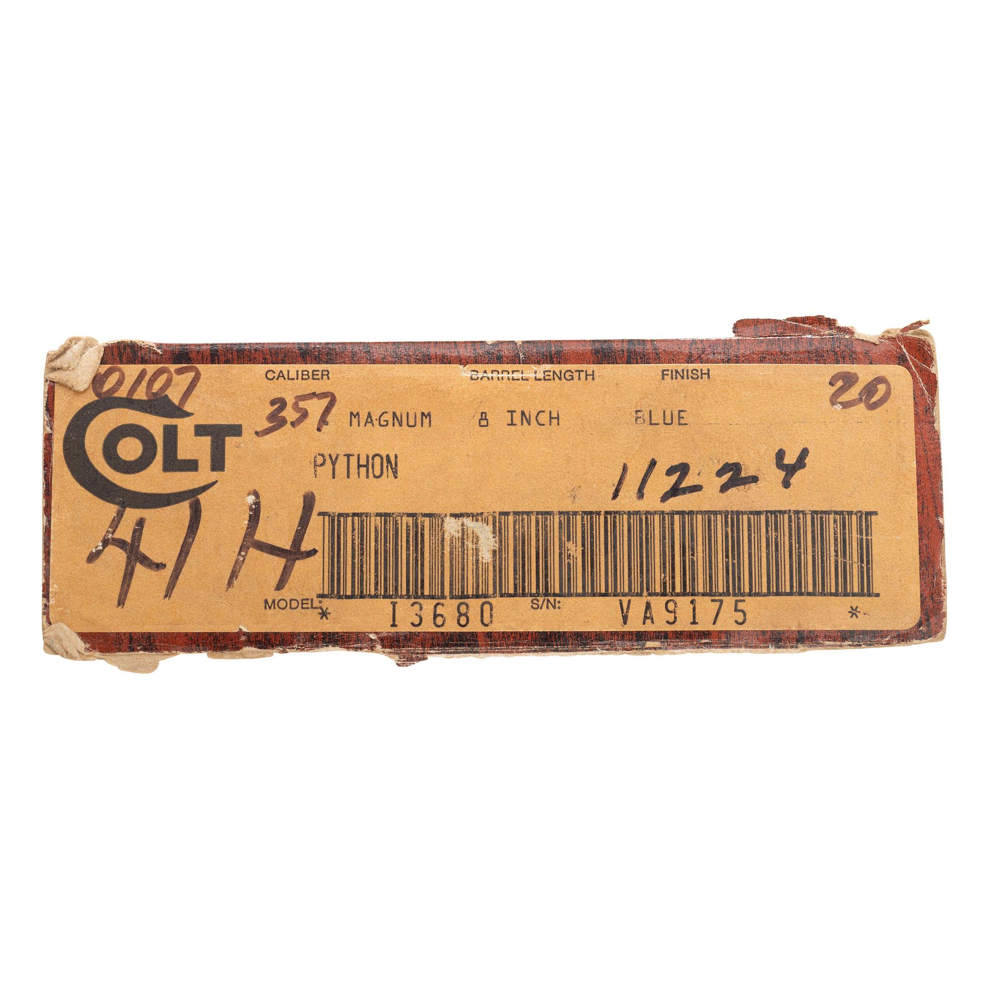 *Colt Python in Factory Box