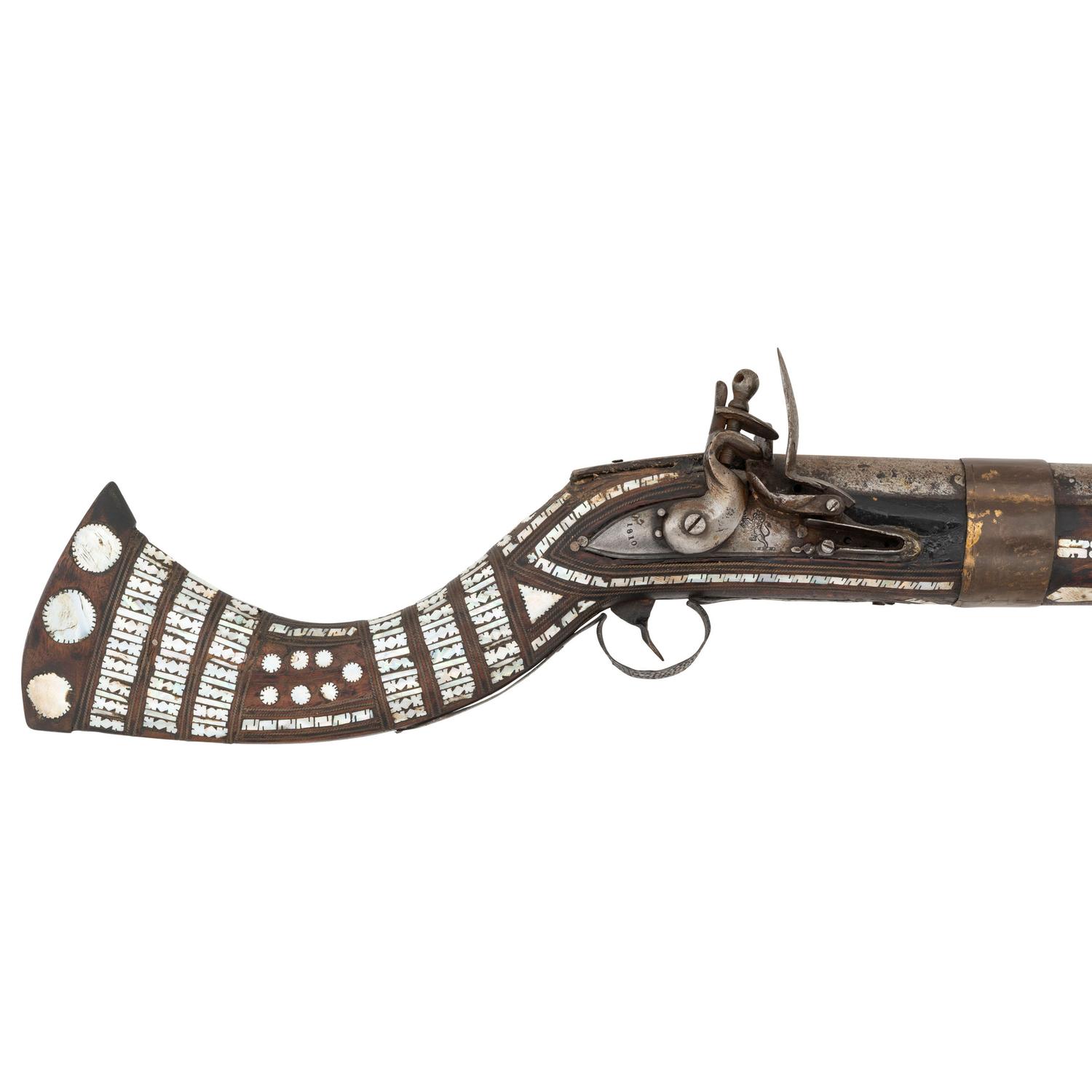 Unusually Large Khyber Pass Flintlock Jezail (Most Likely Rampart Gun) circa 1830