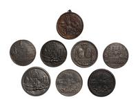 [EXONUMIA] Eight Single-Sided Medallions Relating to Louis XVI and the French Revolution