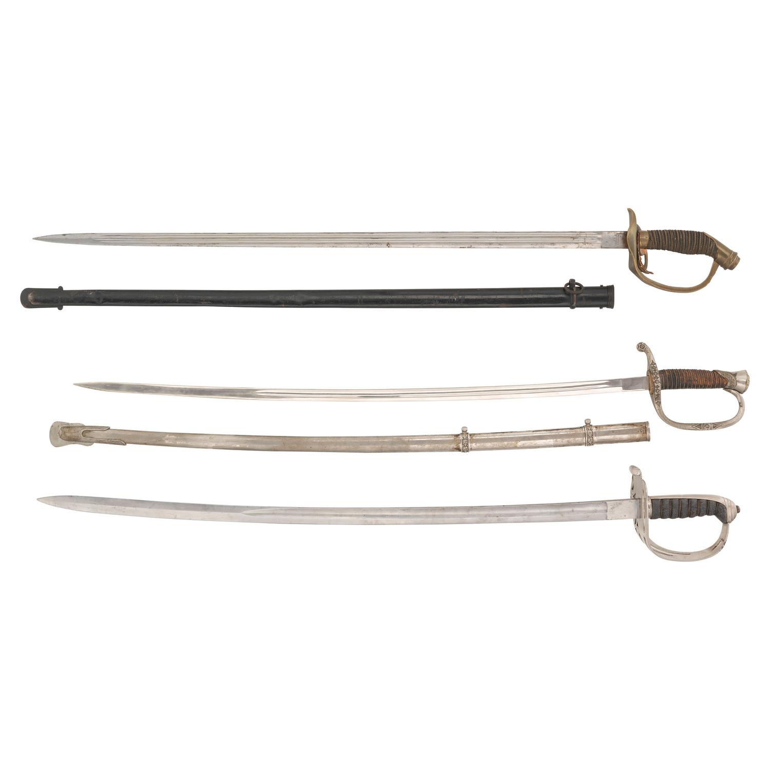 Lot of 3 European Swords