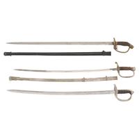Lot of 3 European Swords