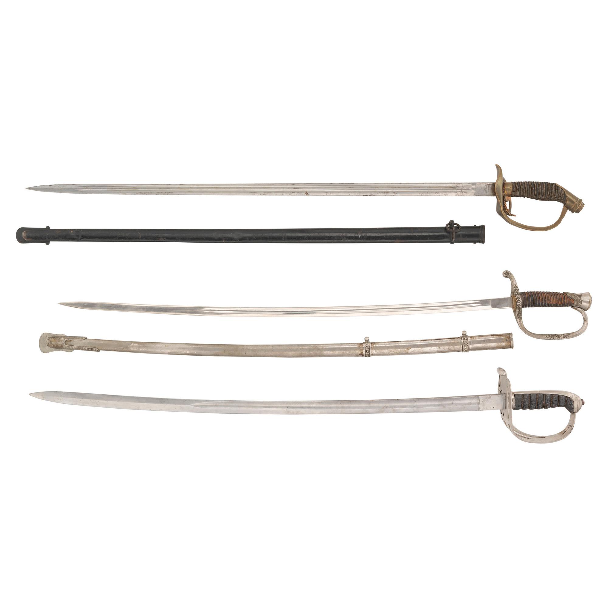 Lot of 3 European Swords