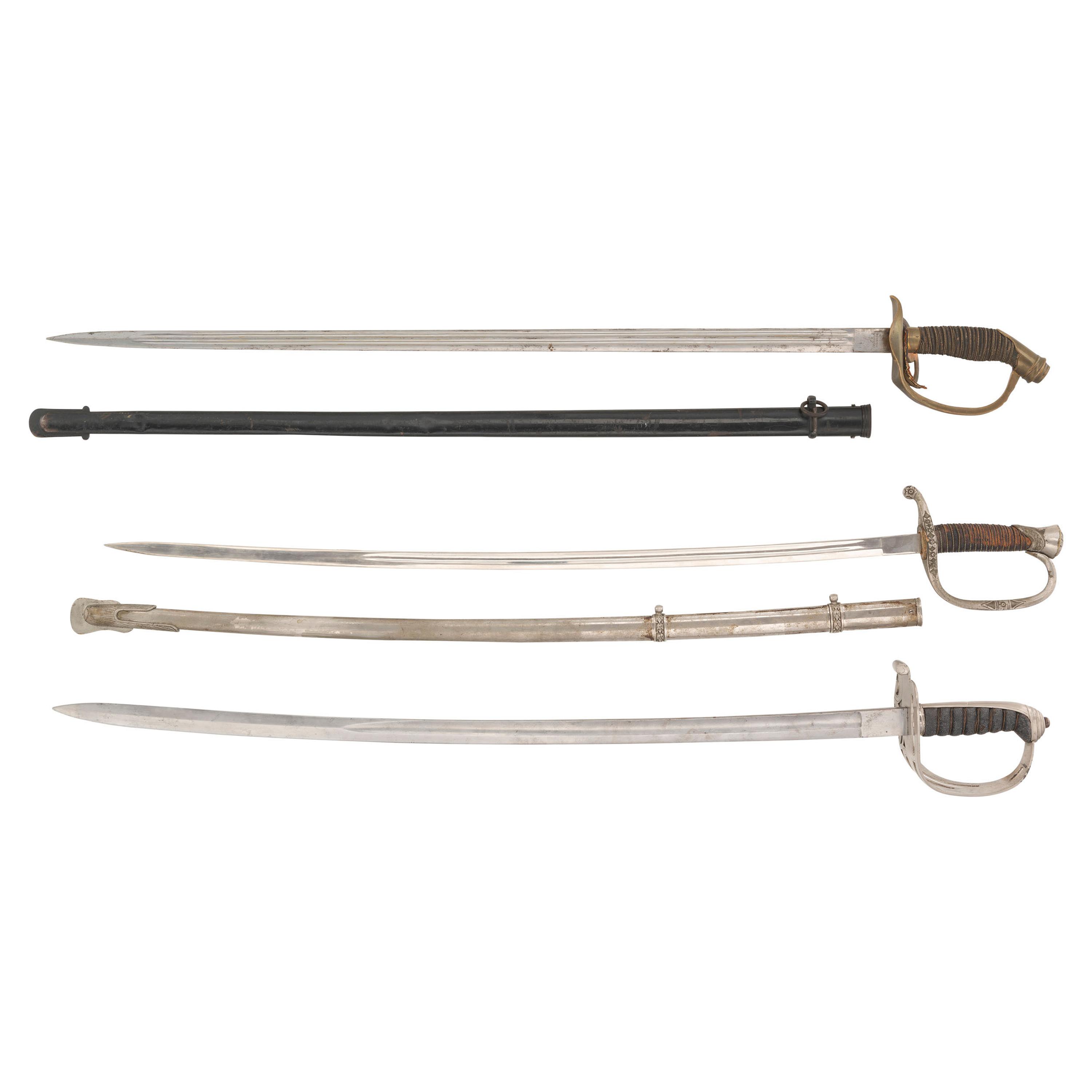 Lot of 3 European Swords