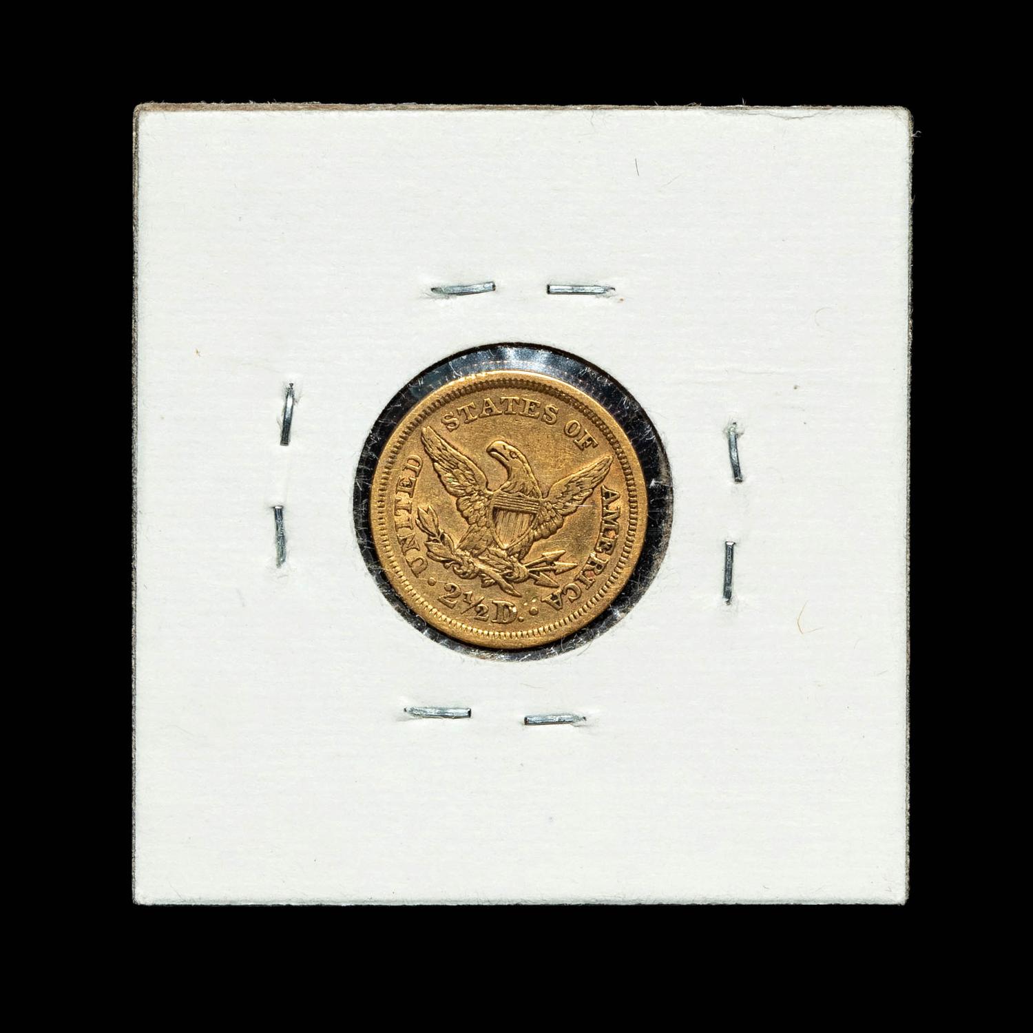 A United States 1852 Liberty Head $2.50 Coin