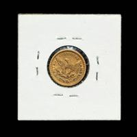 A United States 1852 Liberty Head $2.50 Coin
