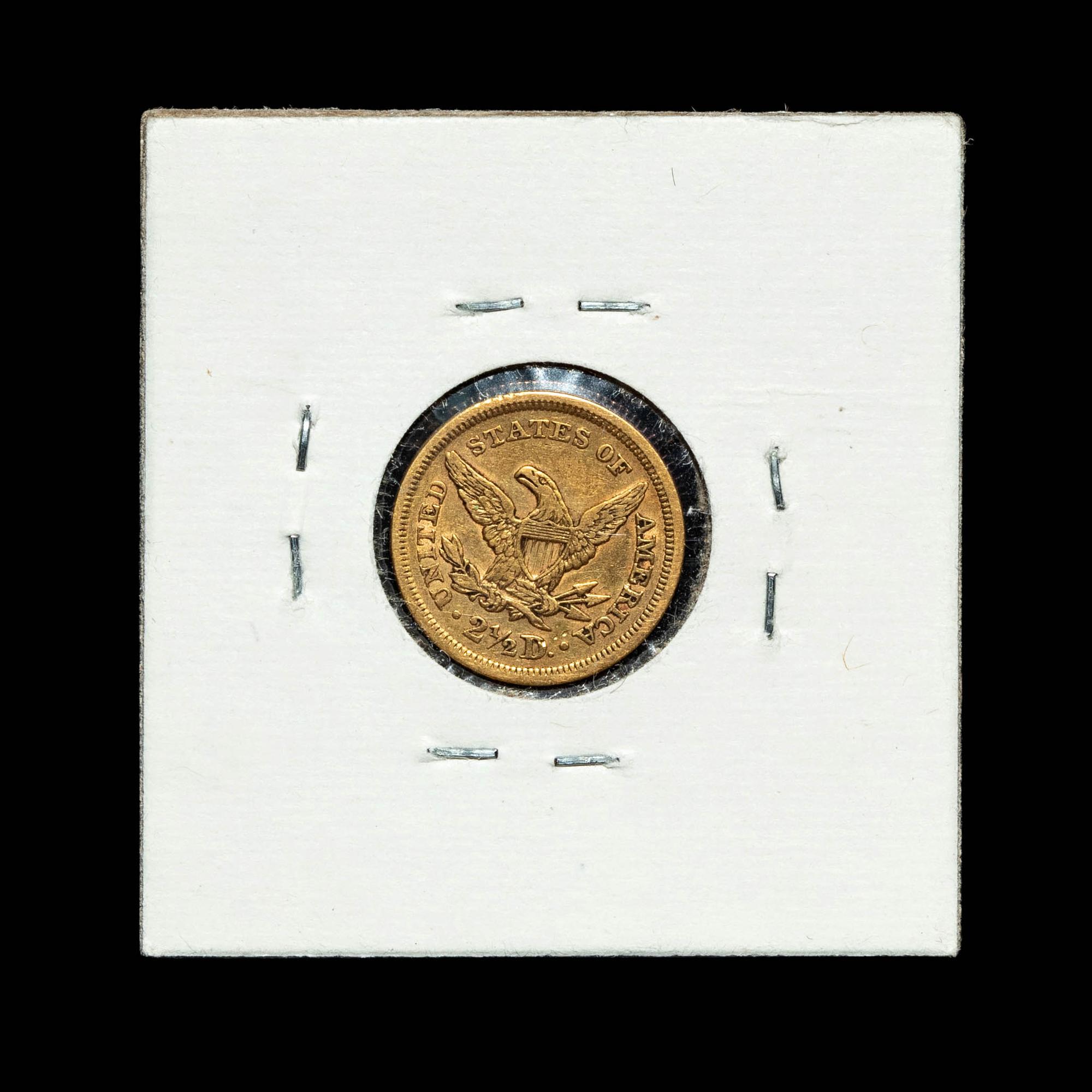 A United States 1852 Liberty Head $2.50 Coin