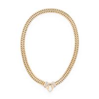 Diamond and Yellow Gold Convertible Chain Necklace
