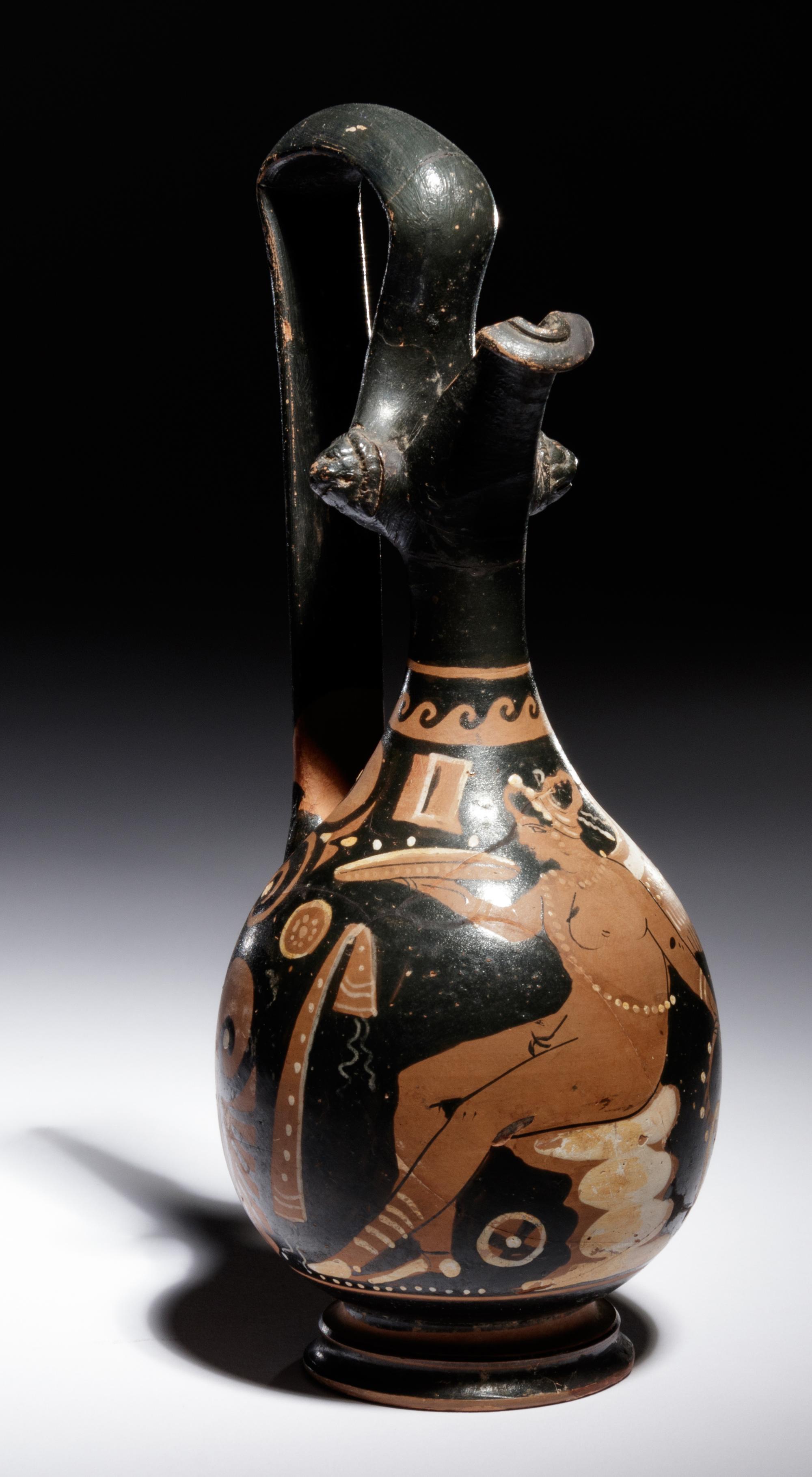 An Apulian Red-Figured Prochous with Eros