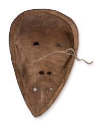 Carved Wooden Booger Mask