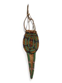Ute Beaded Hide Tail Bag