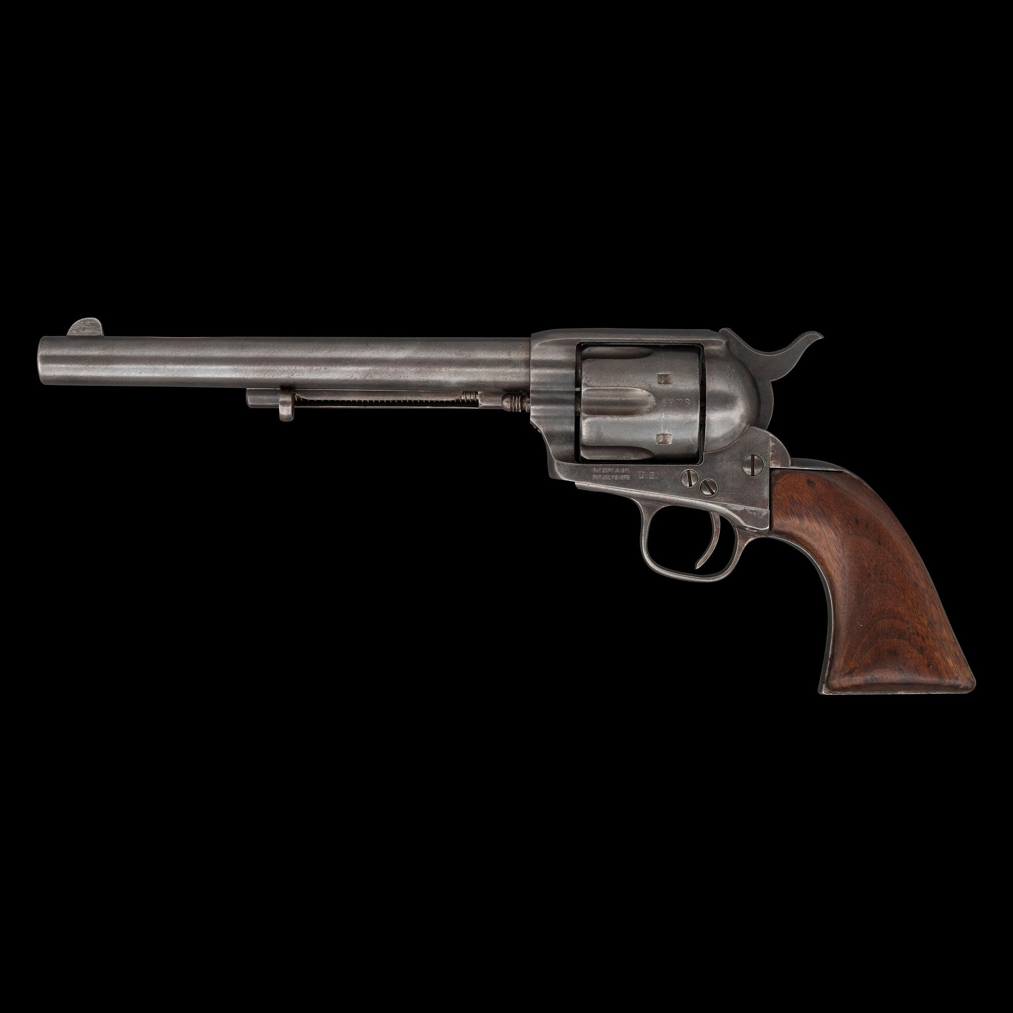 Custer Range Colt Single Action Army Cavalry Revolver #5973 - A Lot 6 Delivery - Likely Picked Up at The Little Bighorn