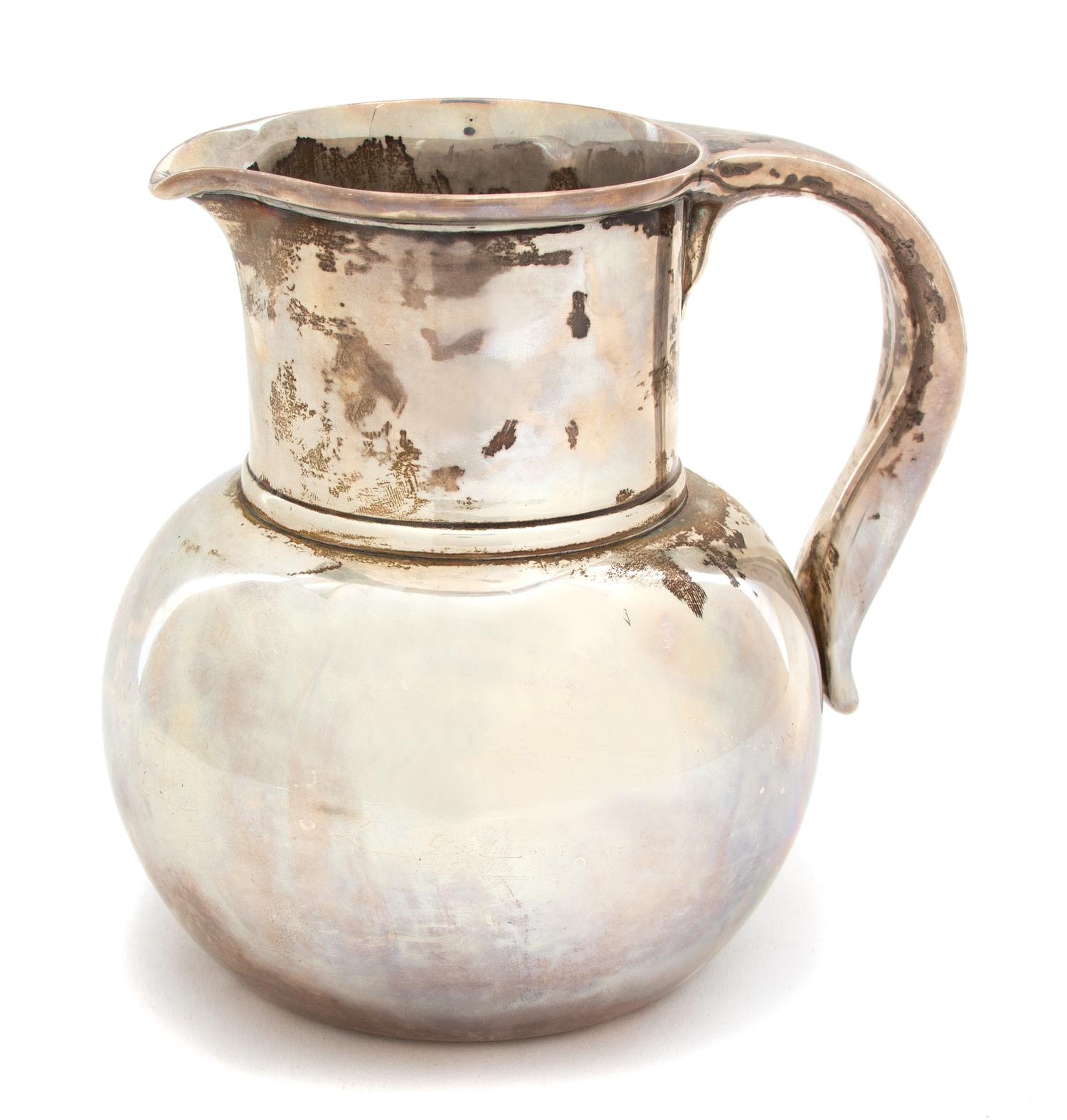 A Silver Water Pitcher, Whiting Manufacturing Co., New York, NY, 20th Century,