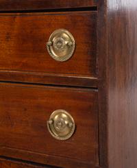 An English Mahogany Book or Linen Press Chest of Drawers