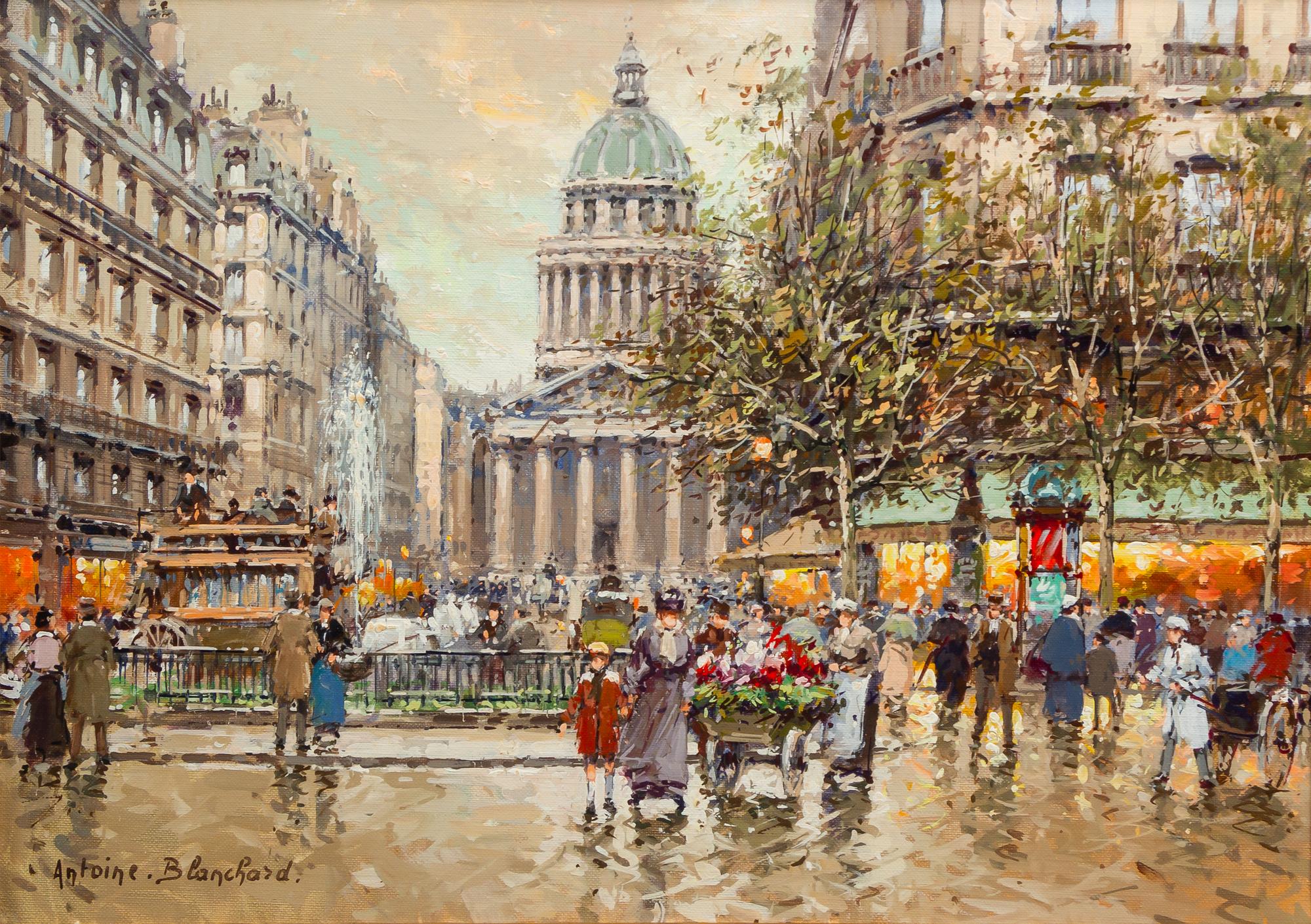 Place du Luxembourg et le Panthéon, 1900