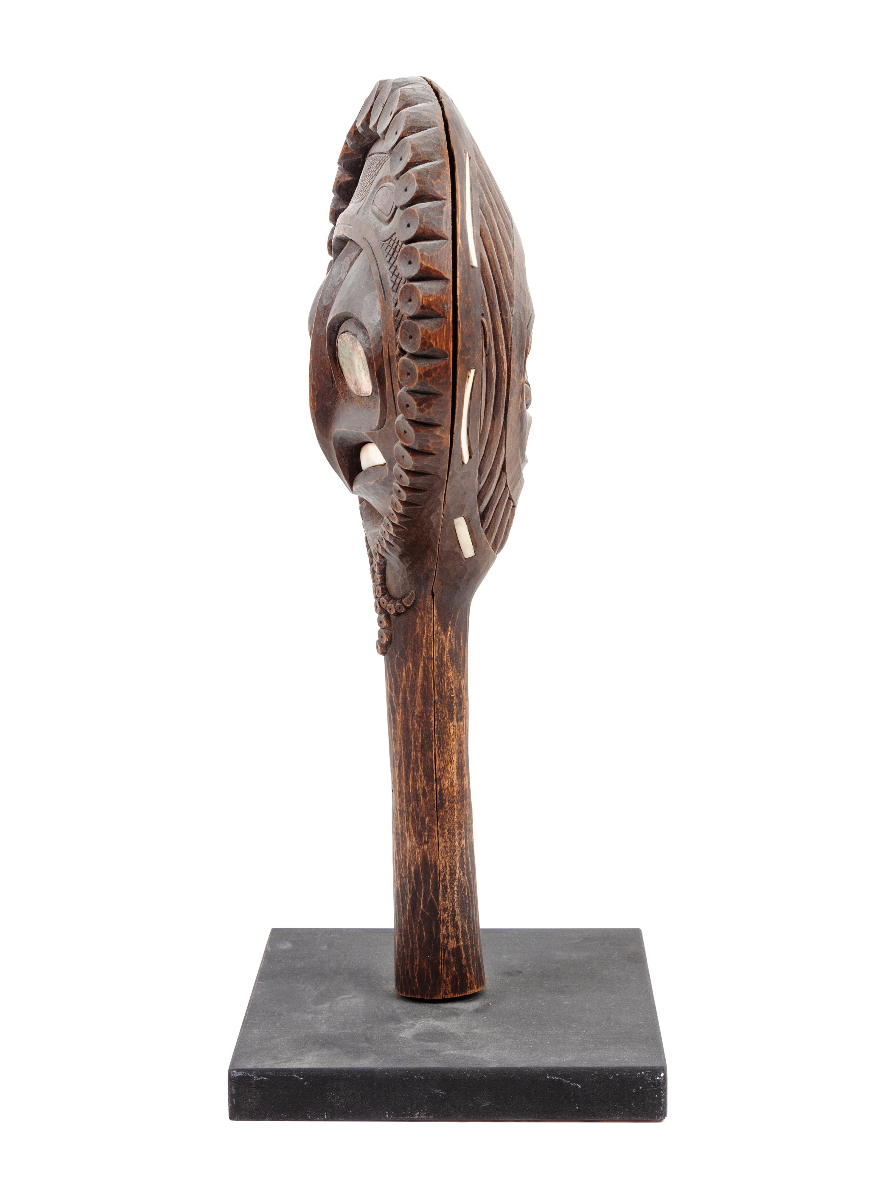 Shaman Octopus Carved Rattle