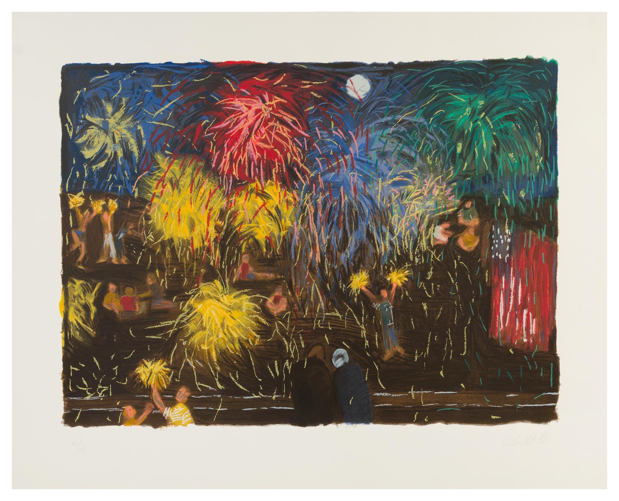 Jennifer Bartlett, (American, b. 1941), Earth Fireworks, 1996