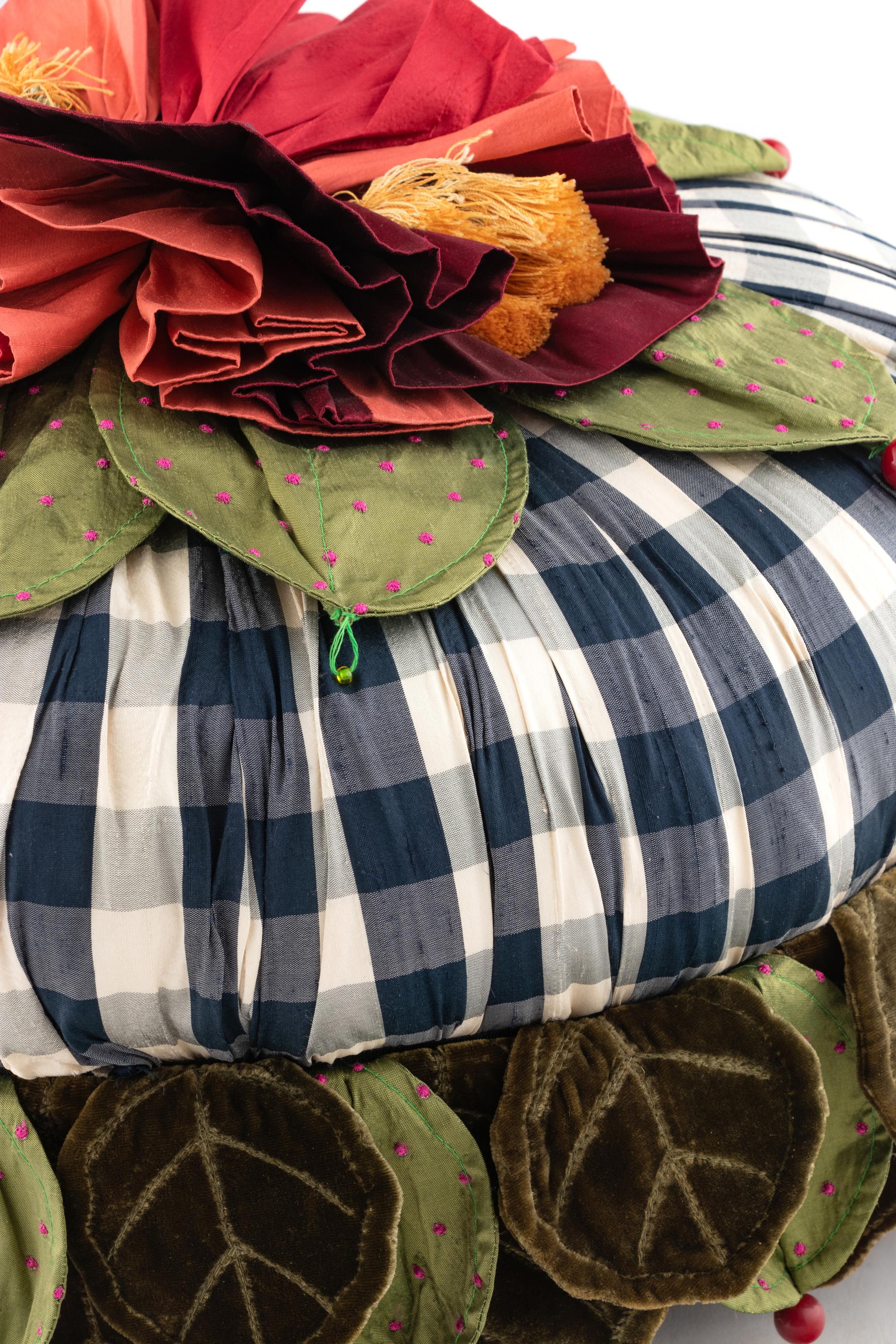 A Mackenzie Childs Footstool