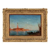 Félix Ziem (French, 1821-1911) — San Giorgio au Clair de Lune