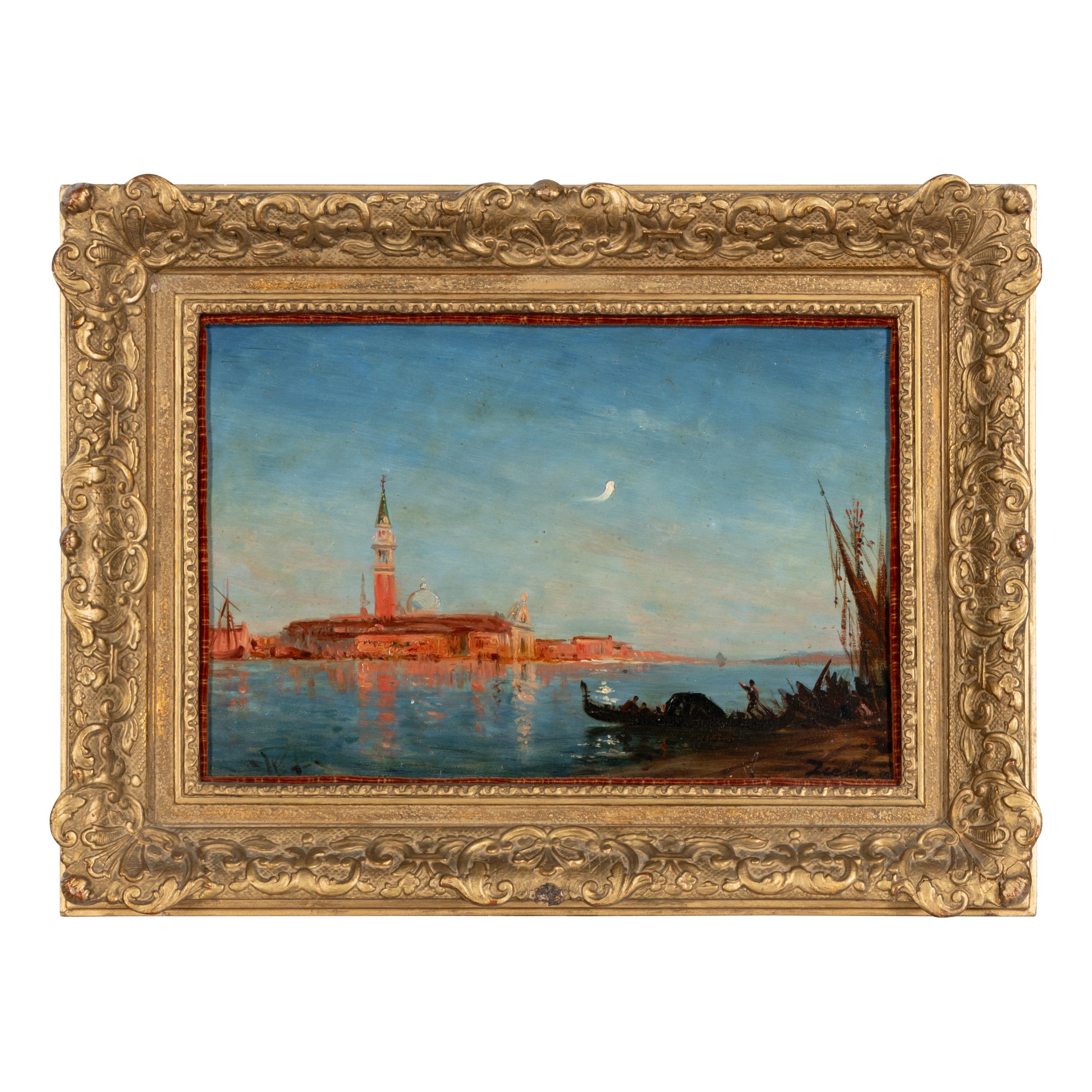 Félix Ziem (French, 1821-1911) — San Giorgio au Clair de Lune