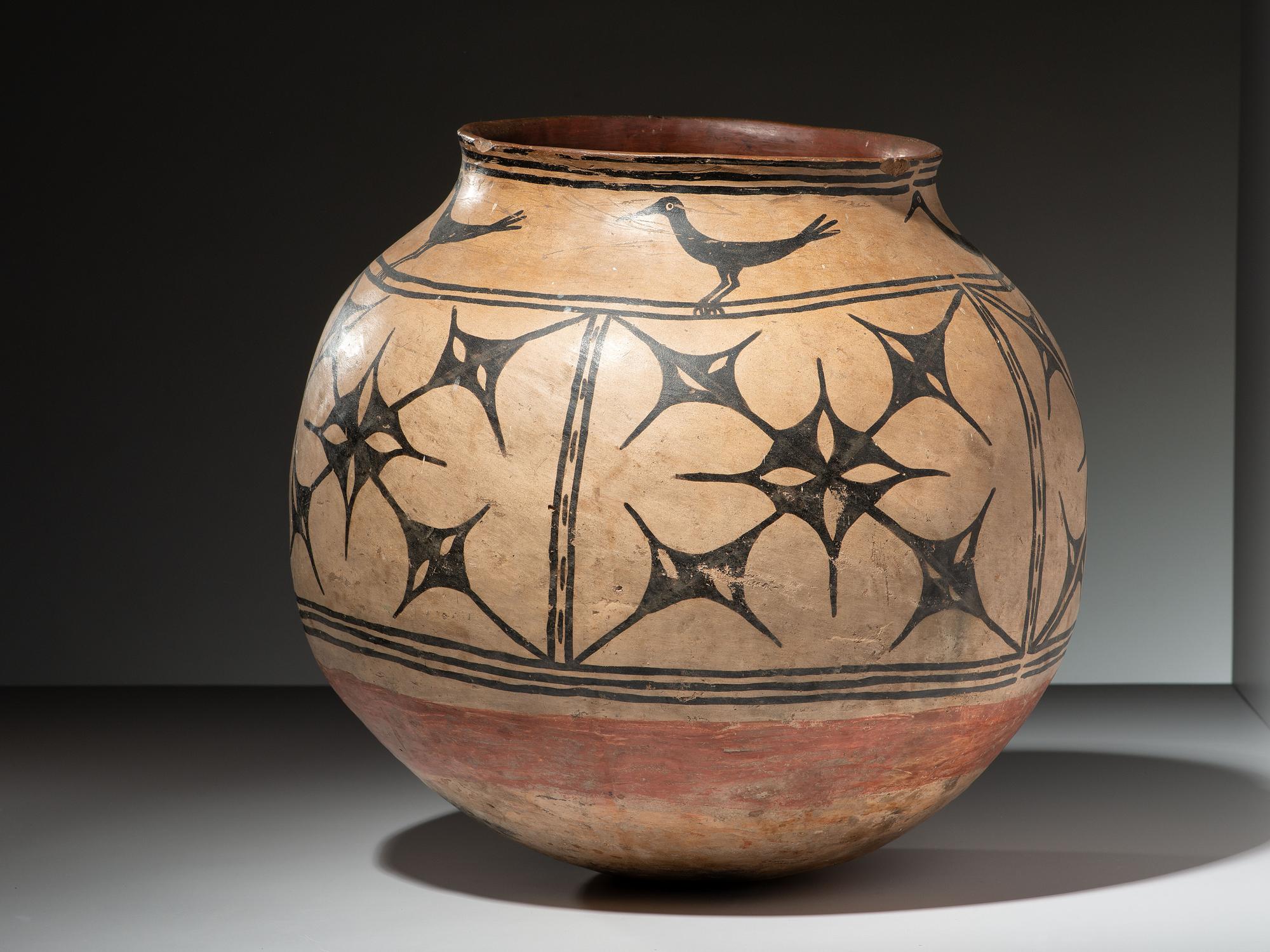 Cochiti Pictorial Storage Olla