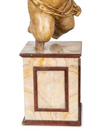 A Pair of Italian Carved and Parcel Gilt Cherubs — 19TH CENTURY
