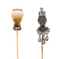COLLECTION OF FIGURAL STICK PINS