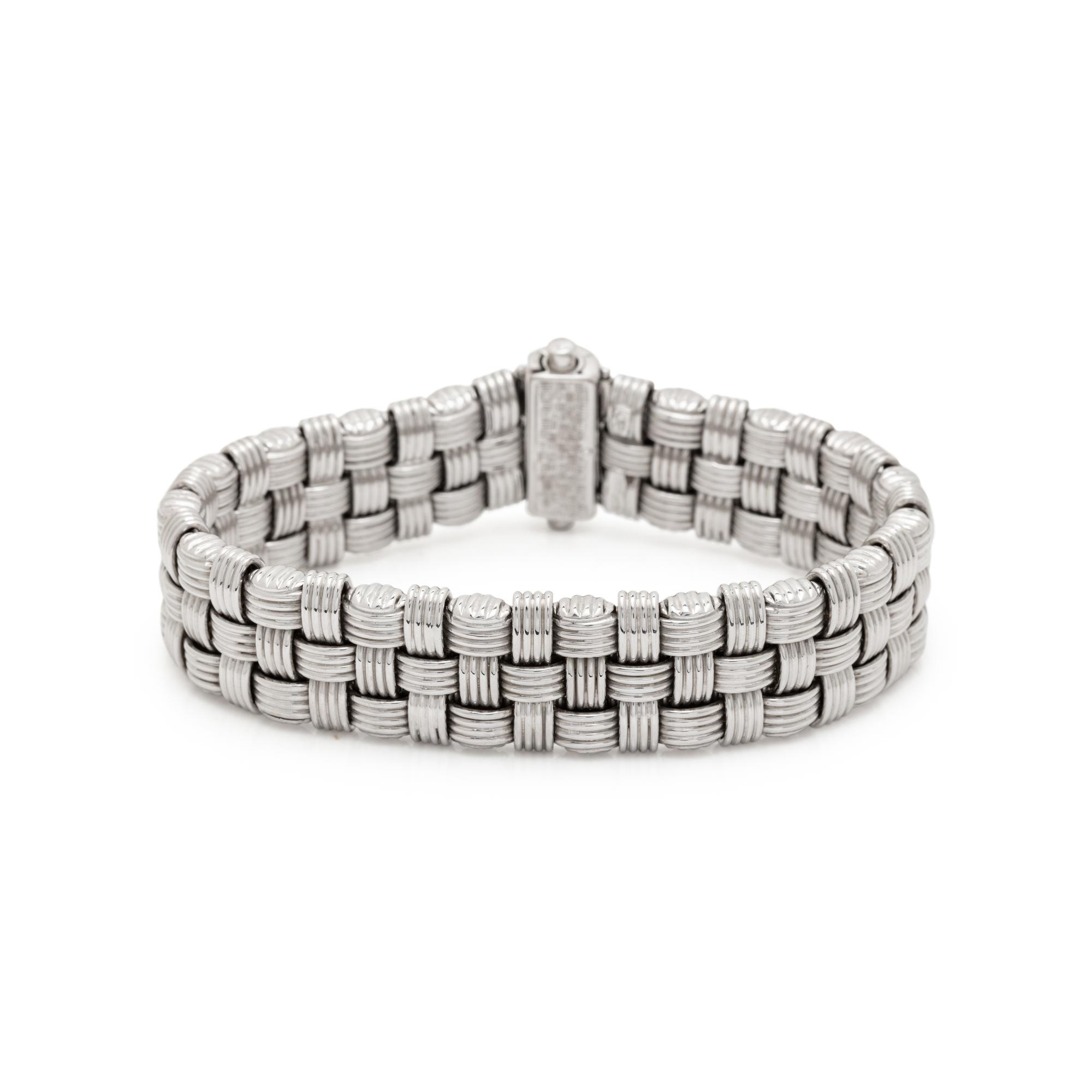 WHITE GOLD AND DIAMOND BRACELET