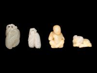 Four Small Chinese Carvings
