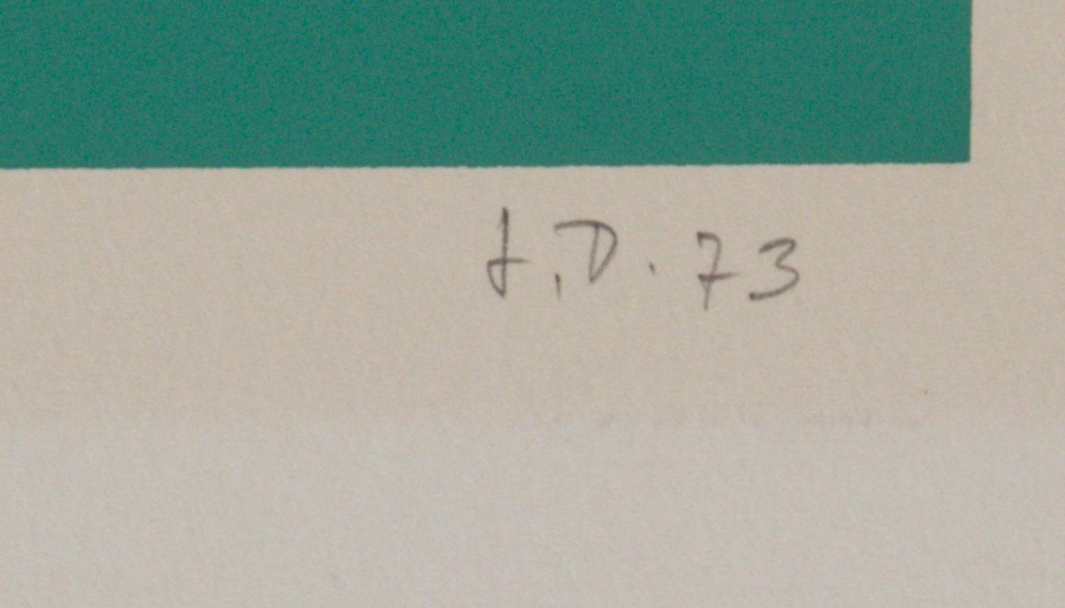 Protestator (Green) (from Présences Fugaces ), 1973