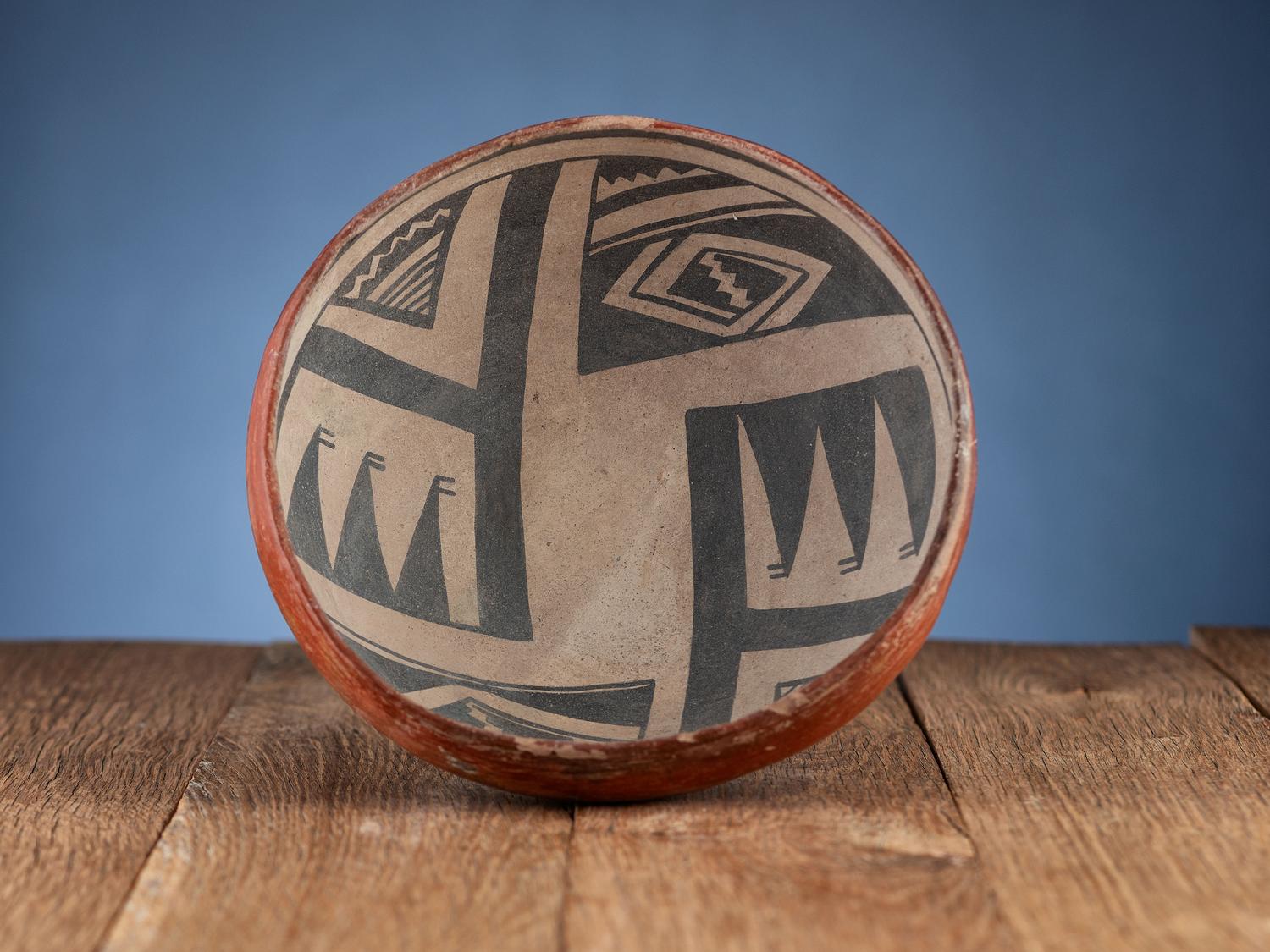 Roosevelt Redware Pottery Bowls