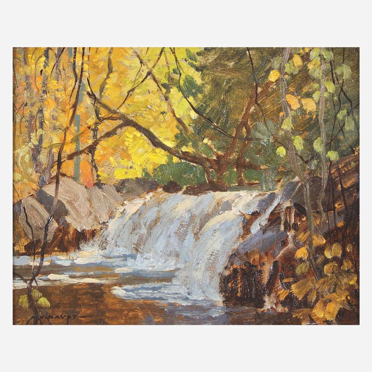 Frederick J. Mulhaupt (American, 1871-1938) Waterfall Creek