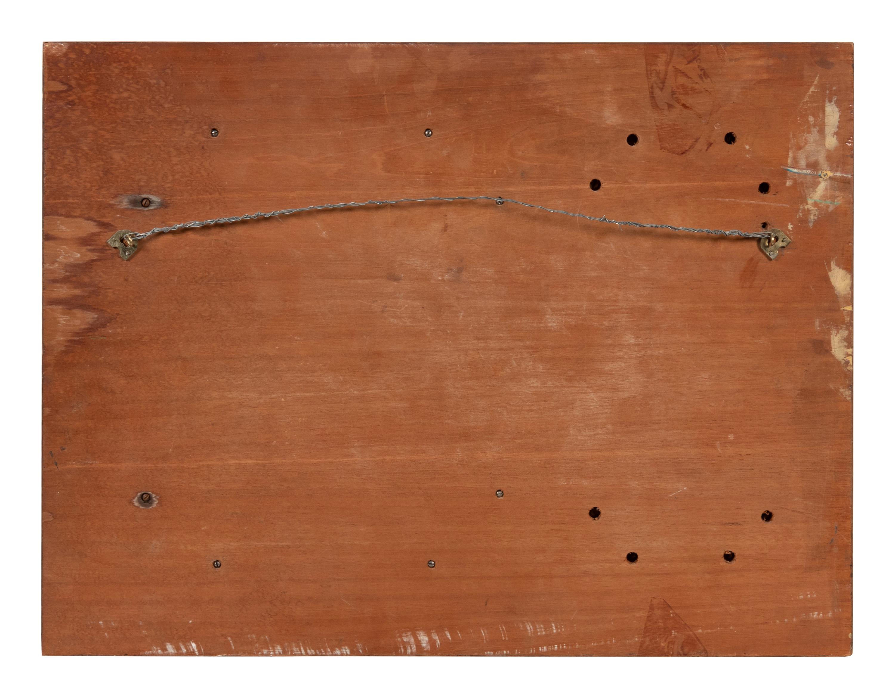 Untitled Abstraction , accompanied by a photograph of the artist
