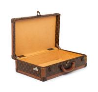 Louis Vuitton Stamped Hardside Suitcase, 1920s