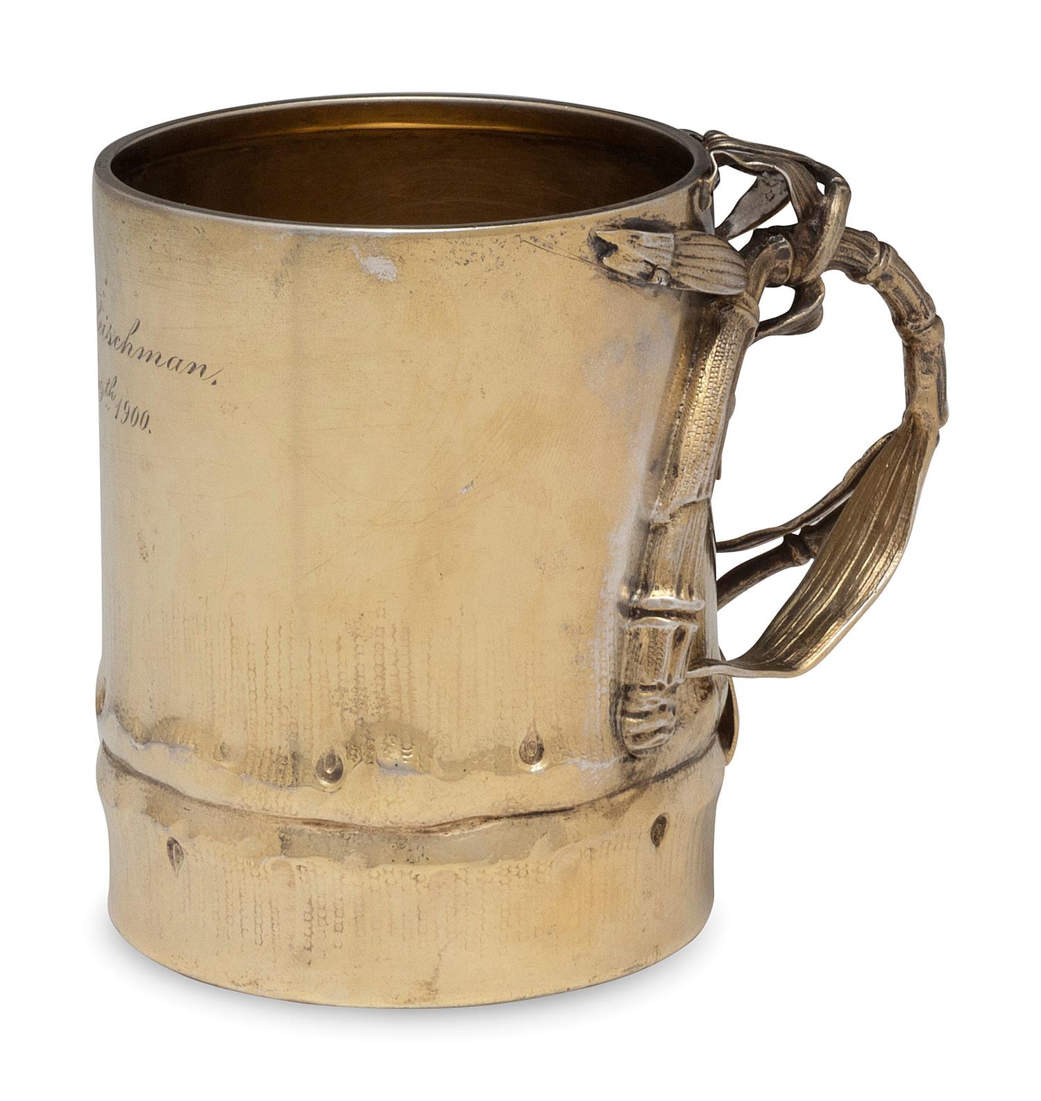 An American Silver-Gilt Mug