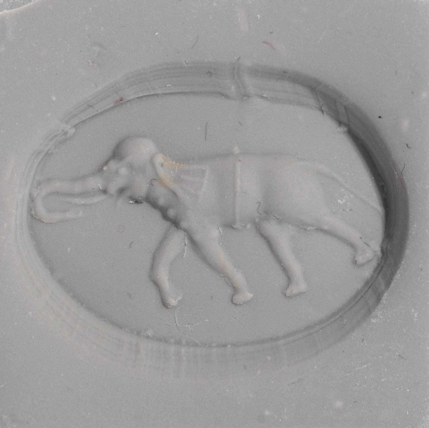 A Greek Carnelian Ringstone with an Elephant