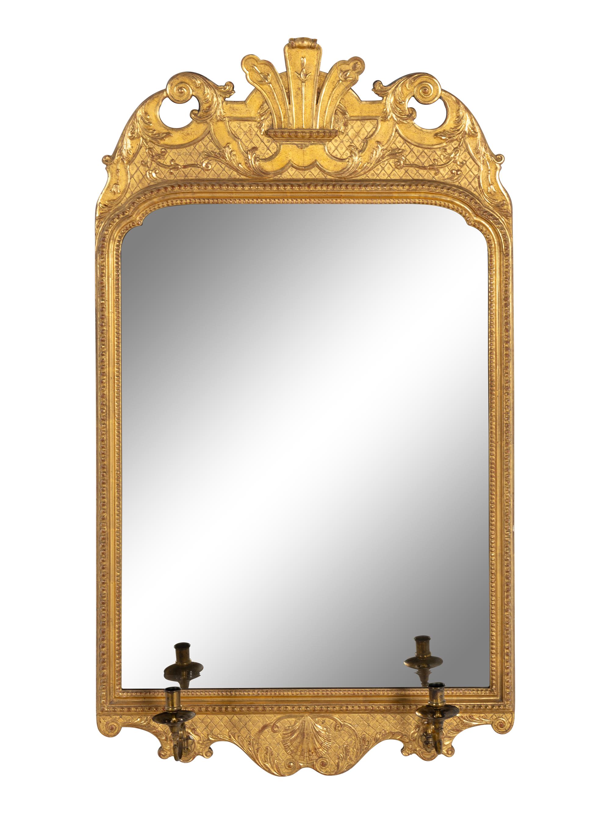 A George I Style Giltwood Girandole Mirror