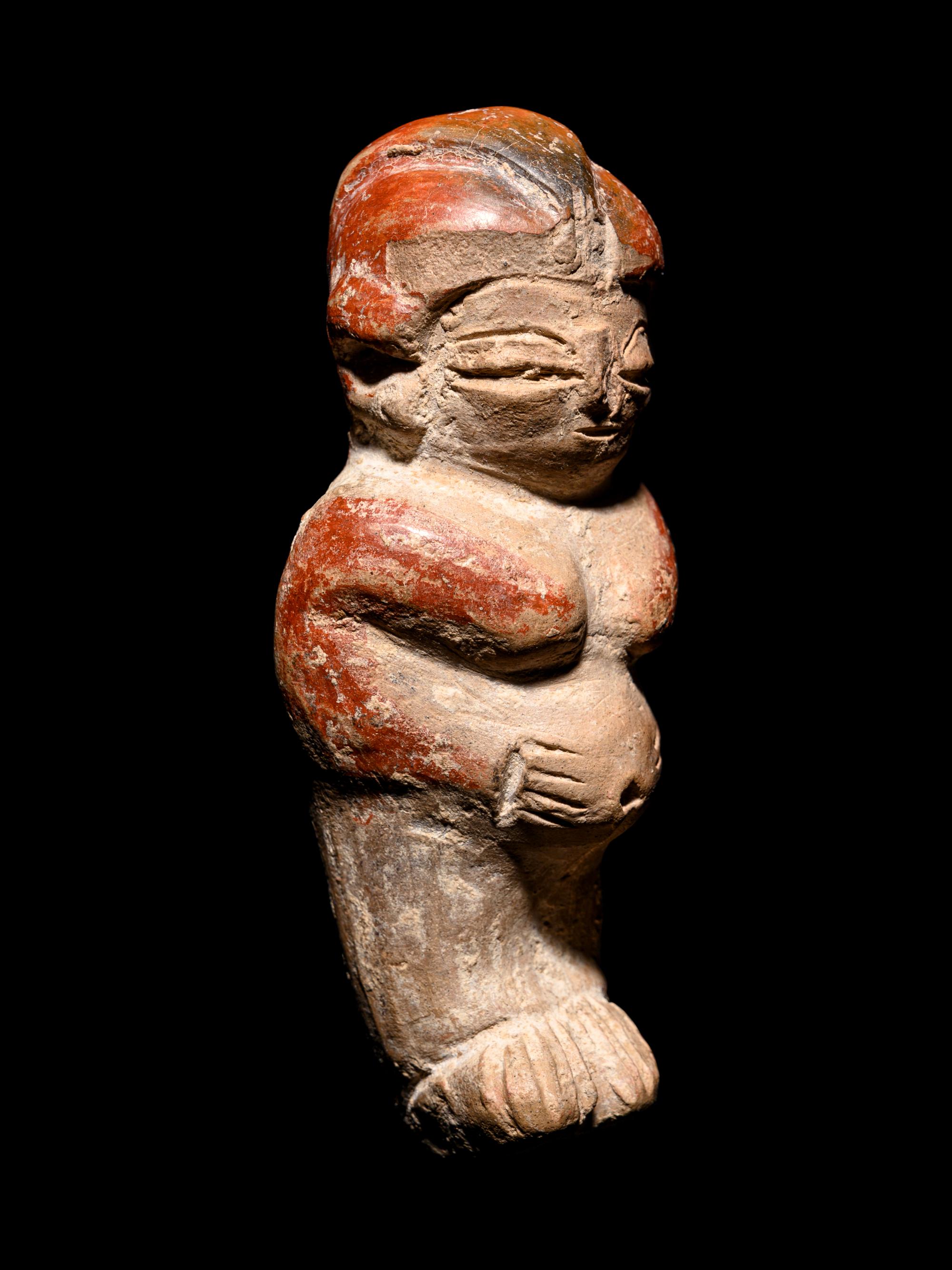 A Chorrera Pregnant Female Figure