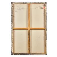 Elaine Kurtz (American, 1928-2003) — Alluvial Diptych with Obsidian , 1999