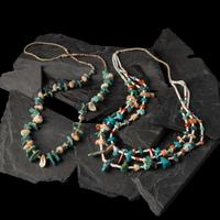 Pair of Kewa Tab Necklace