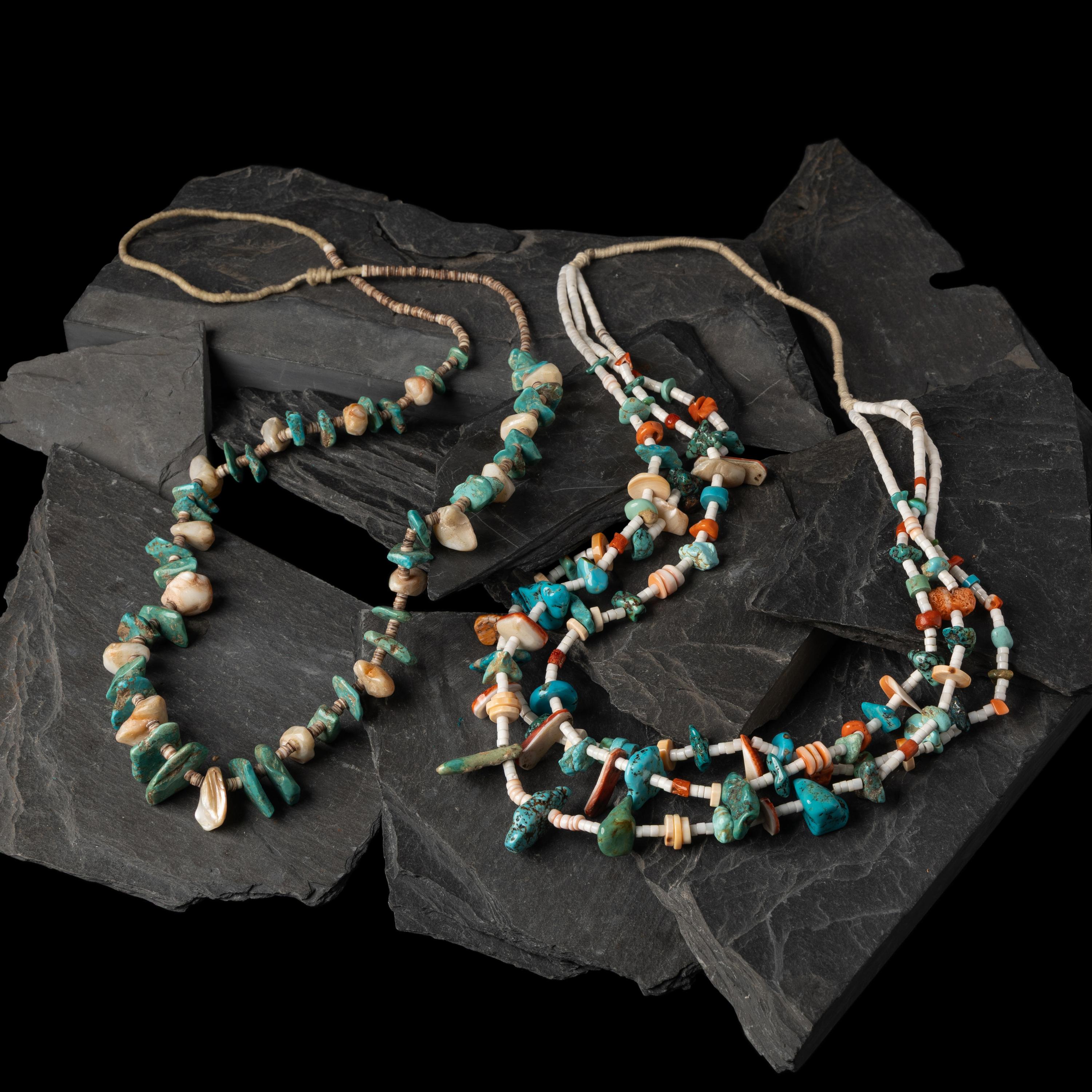 Pair of Kewa Tab Necklace