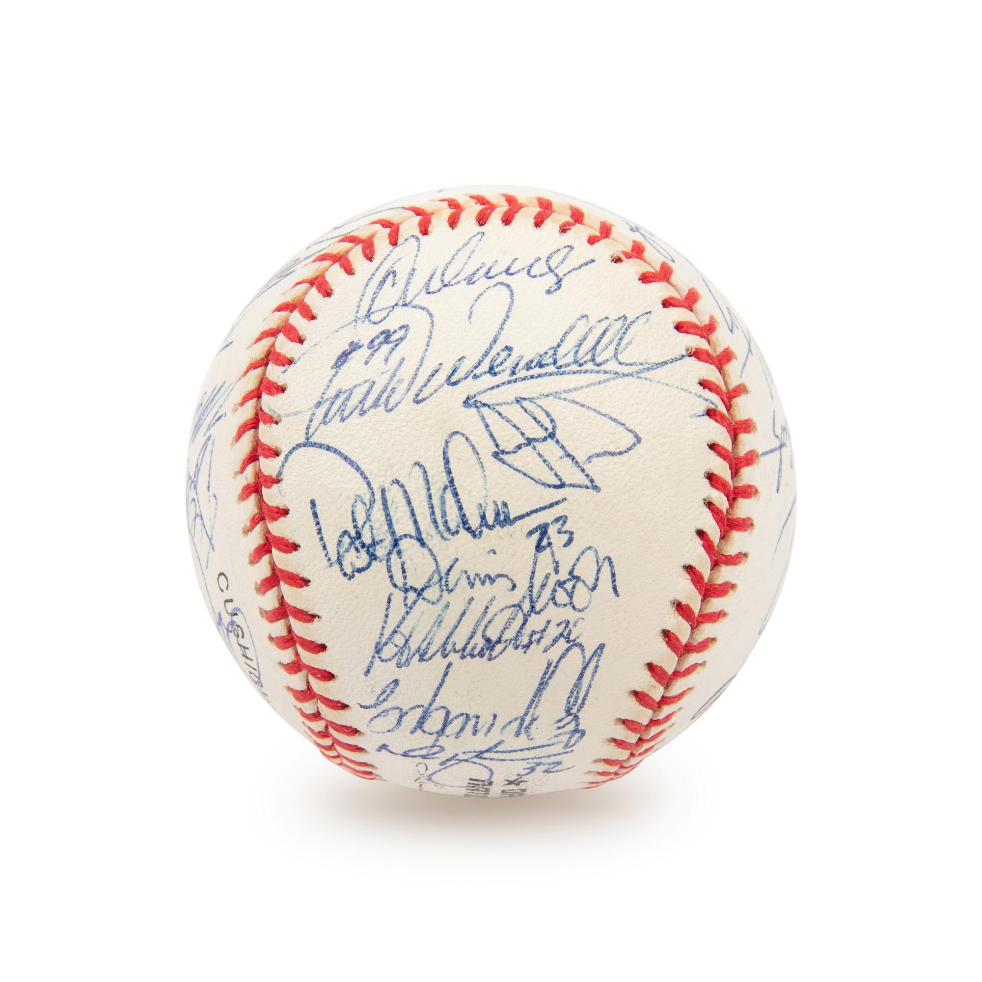 A 2000 National League Champion New York Mets Team Signed Autograph Baseball - 31 Signatures (Beckett Authentication Services Letter)