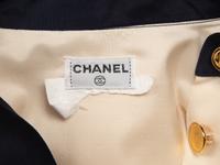 Chanel Two-Tone Logo Blouse