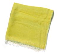 An Hermes Lime Silk Chiffon Oblong Scarf, 68 x 26 inches.